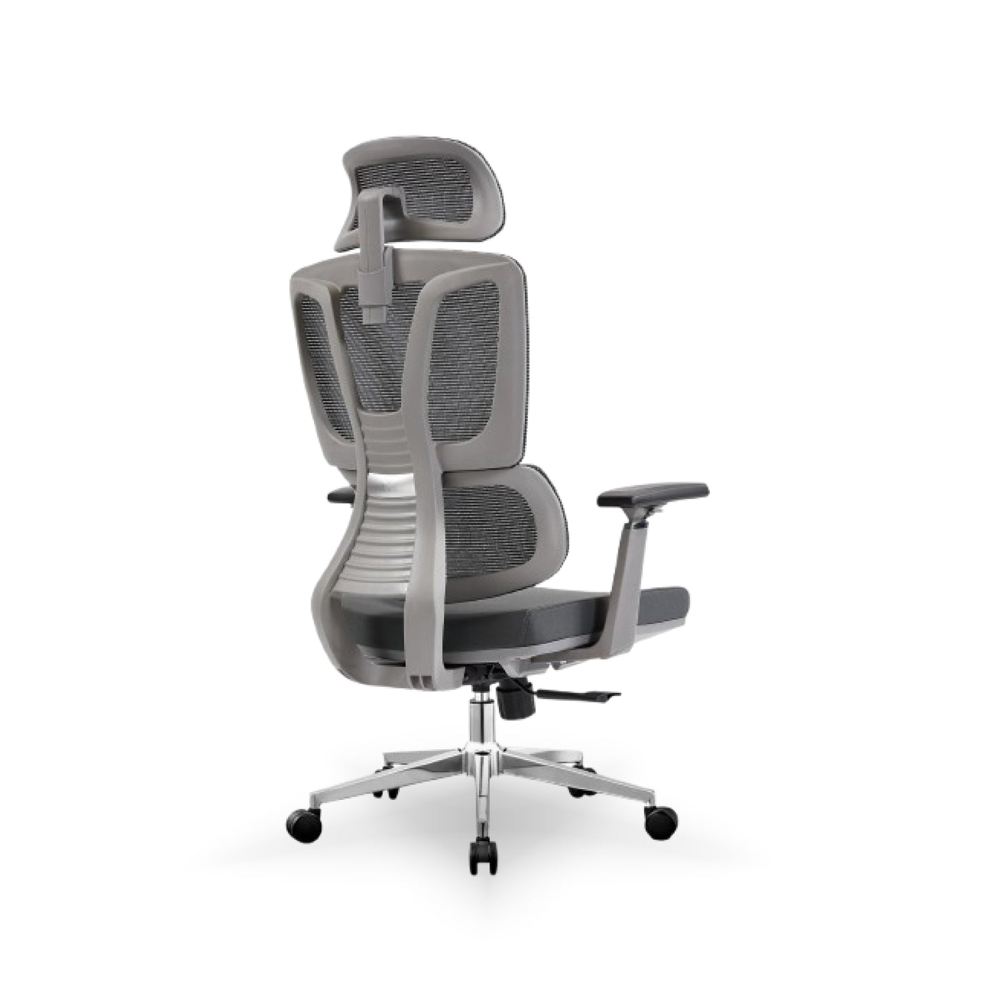 121 H/B Benz Ergonomic Mesh Office Chair – High Back with Adjustable Lumbar, Headrest & Armrests | Breathable Mesh Back, Chrome Base & Smooth Tilt Lock | Ideal for Long Working Hours
