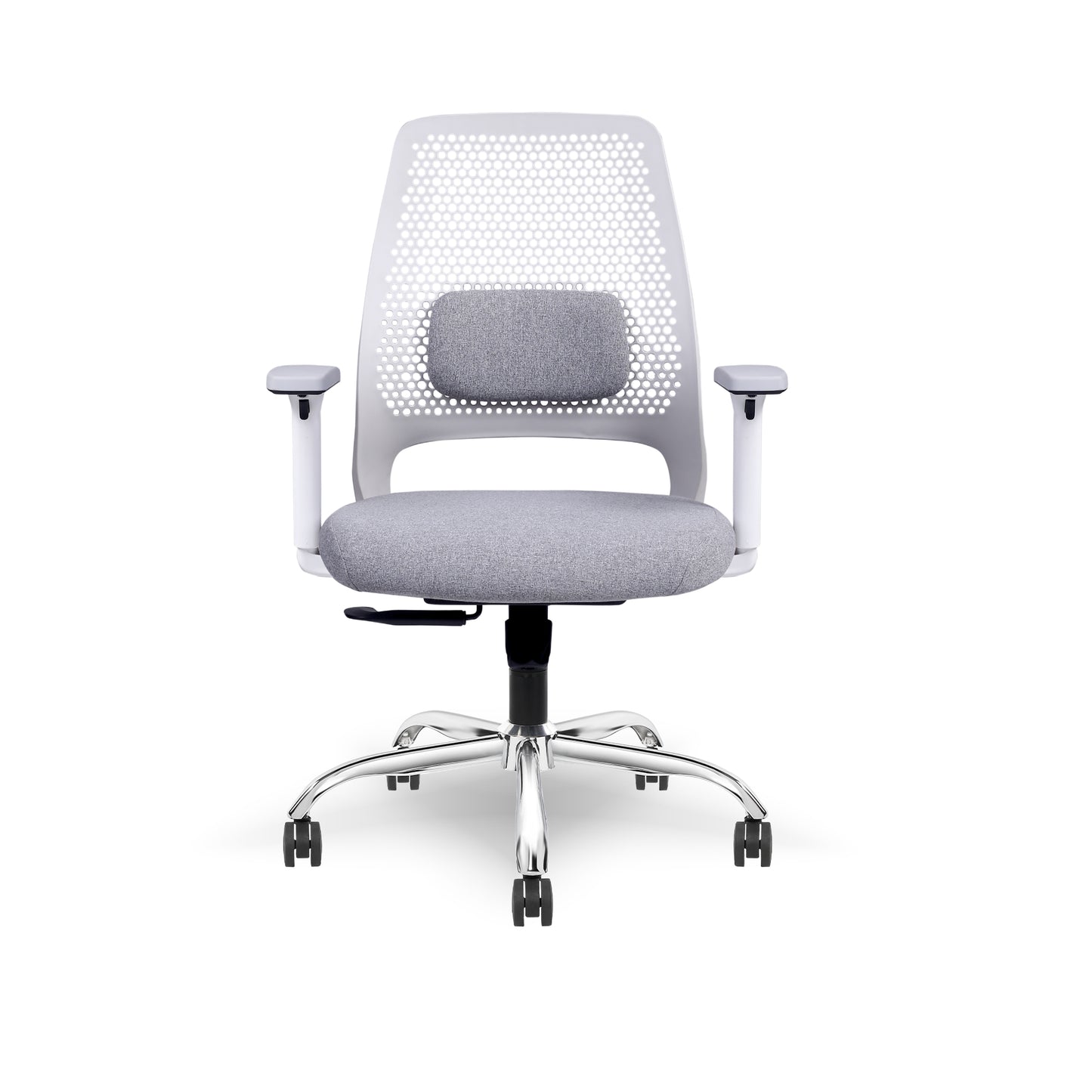 Hive Max Ergonomic Office Chair – Premium Ventilated Back, Adjustable Lumbar Support, and Chrome Base | Executive Comfort Redefined