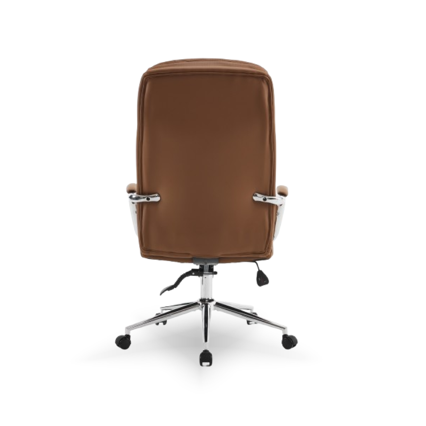 Bella Executive Office Chair – High Back Leather Chair with Padded Armrests & Chrome Base | Comfortable Swivel Chair for Office & Work-from-Home