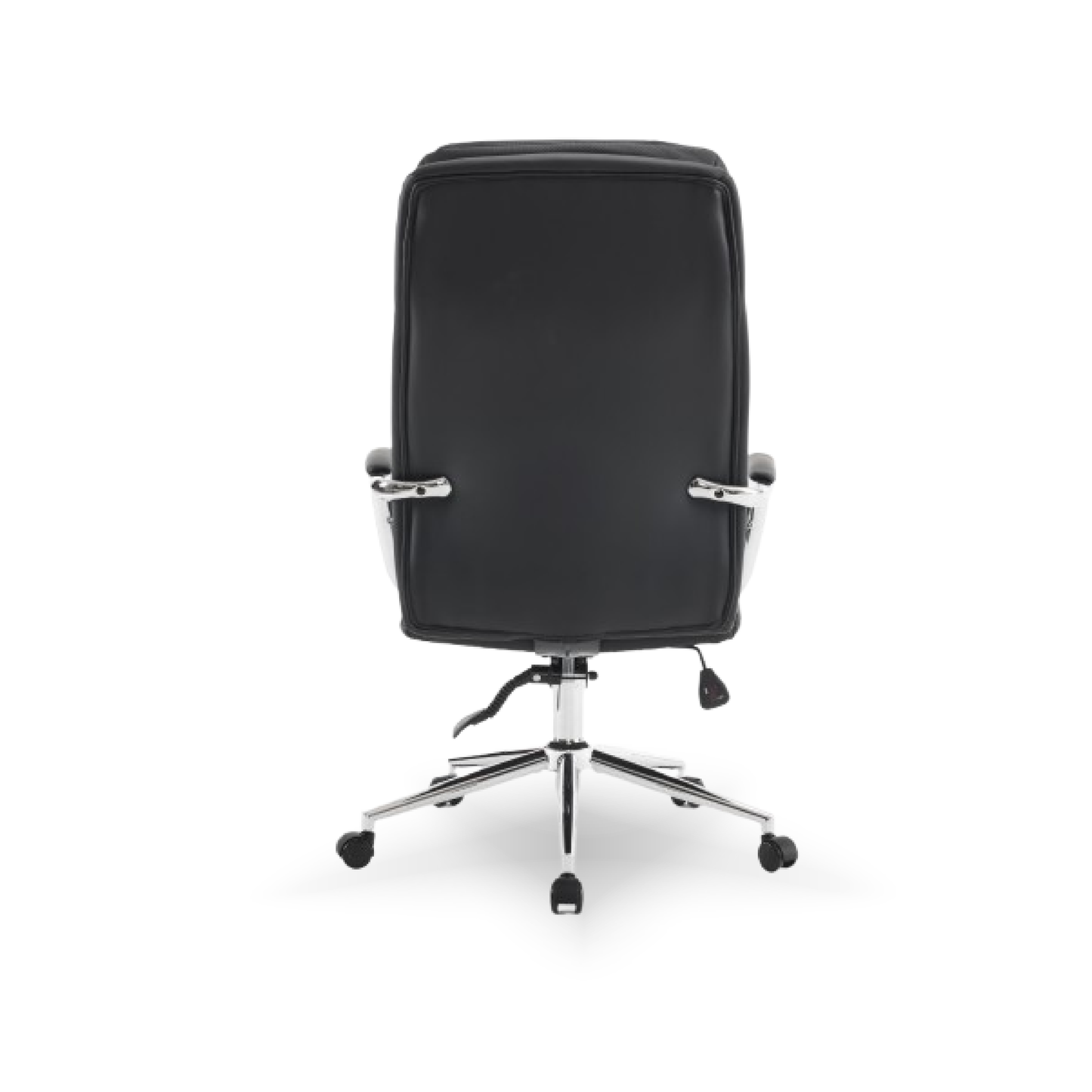 Bella Executive Office Chair – High Back Leather Chair with Padded Armrests & Chrome Base | Comfortable Swivel Chair for Office & Work-from-Home