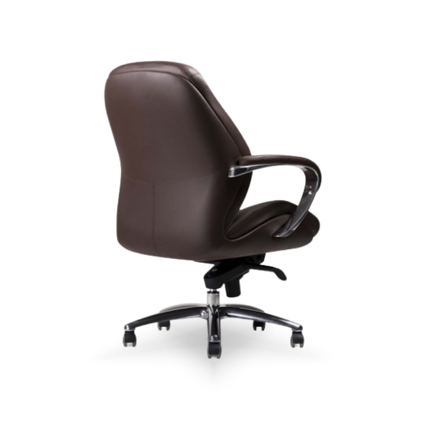 Comfy High Back | Half Leatherette Back | 5 Star Strong Aluminium Base | Boss Chair | Executive Chair | Directors & MD Chairs