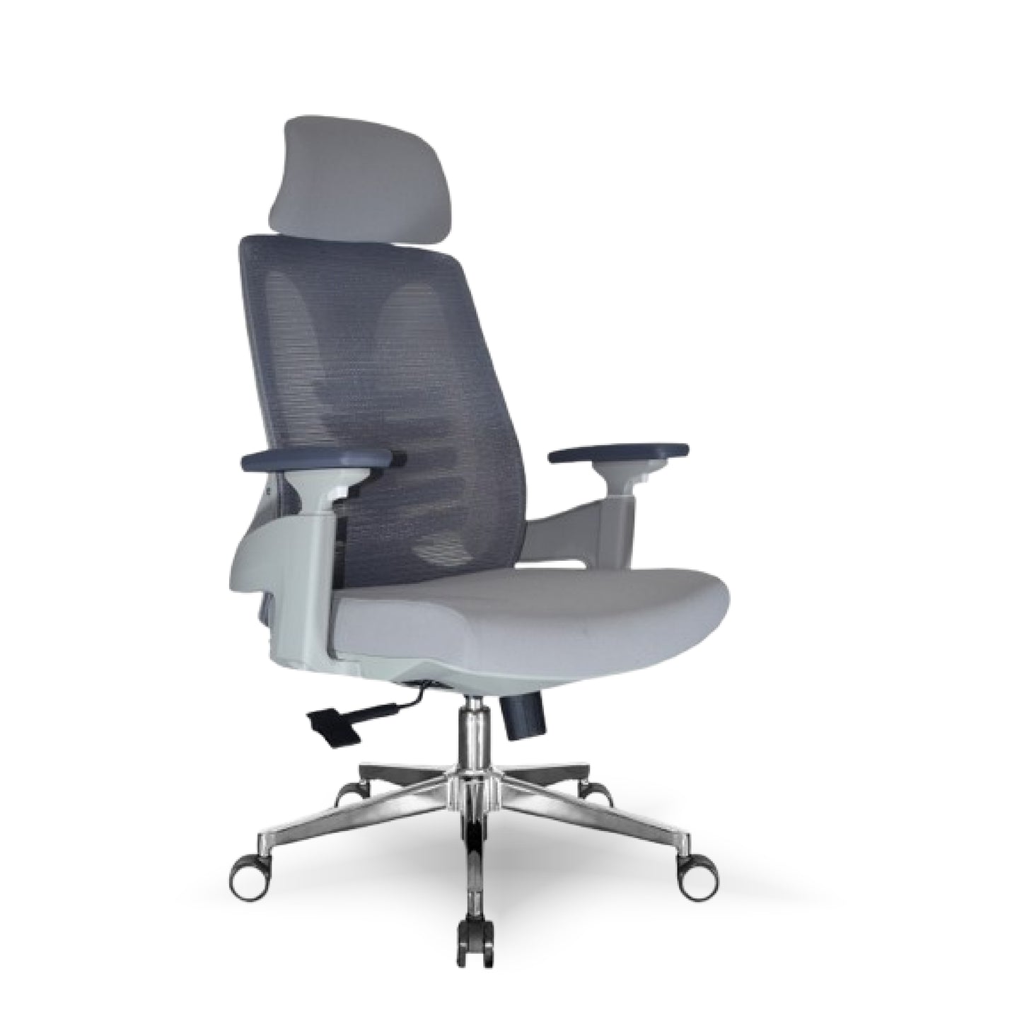Spine H/B Executive Ergonomic Chair – High Back Mesh Design with Headrest, Adjustable Arms & Chrome Base | Premium Office Comfort